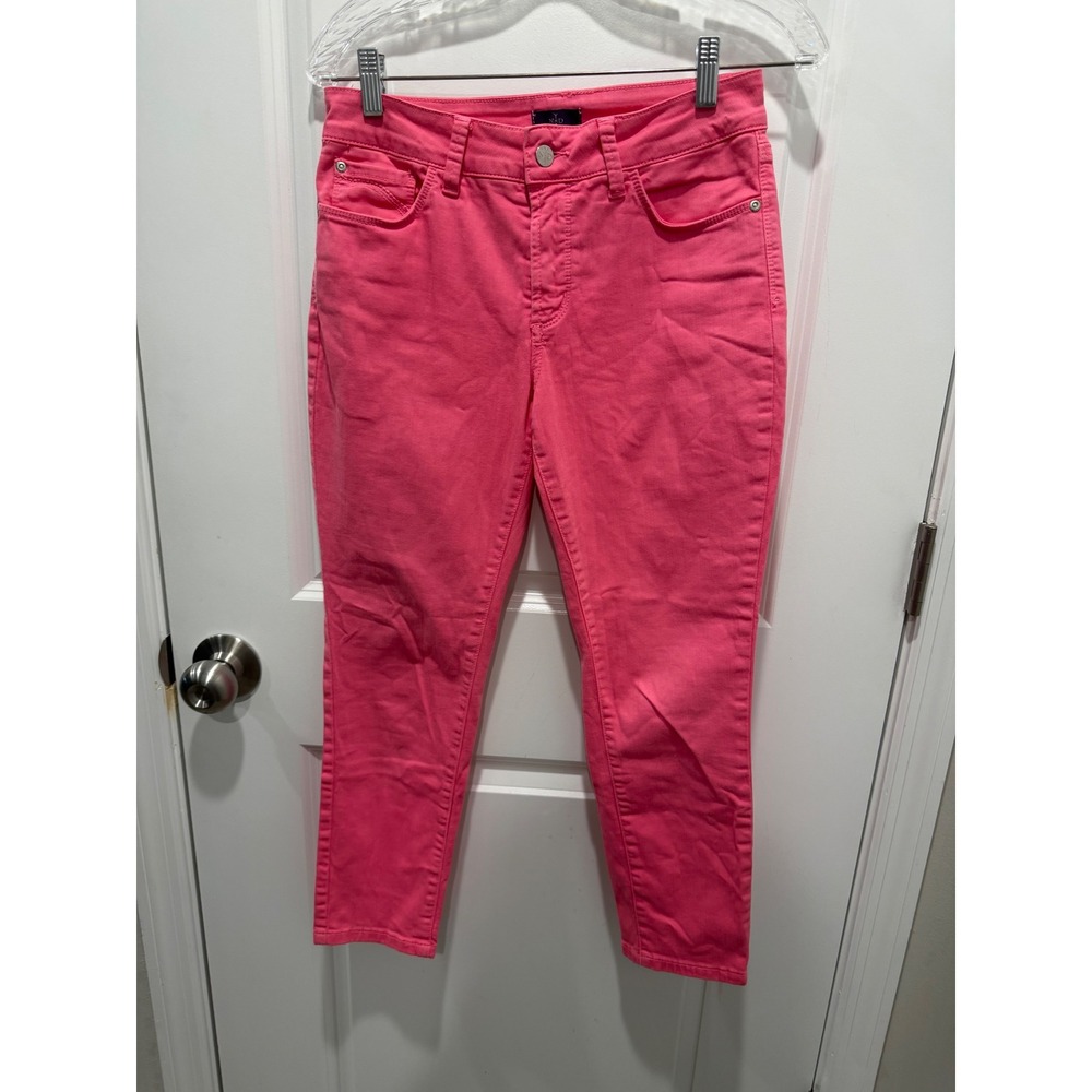 NYDJ‎ Women Ankle Jeans Lift Tuck Technology Pink 6P